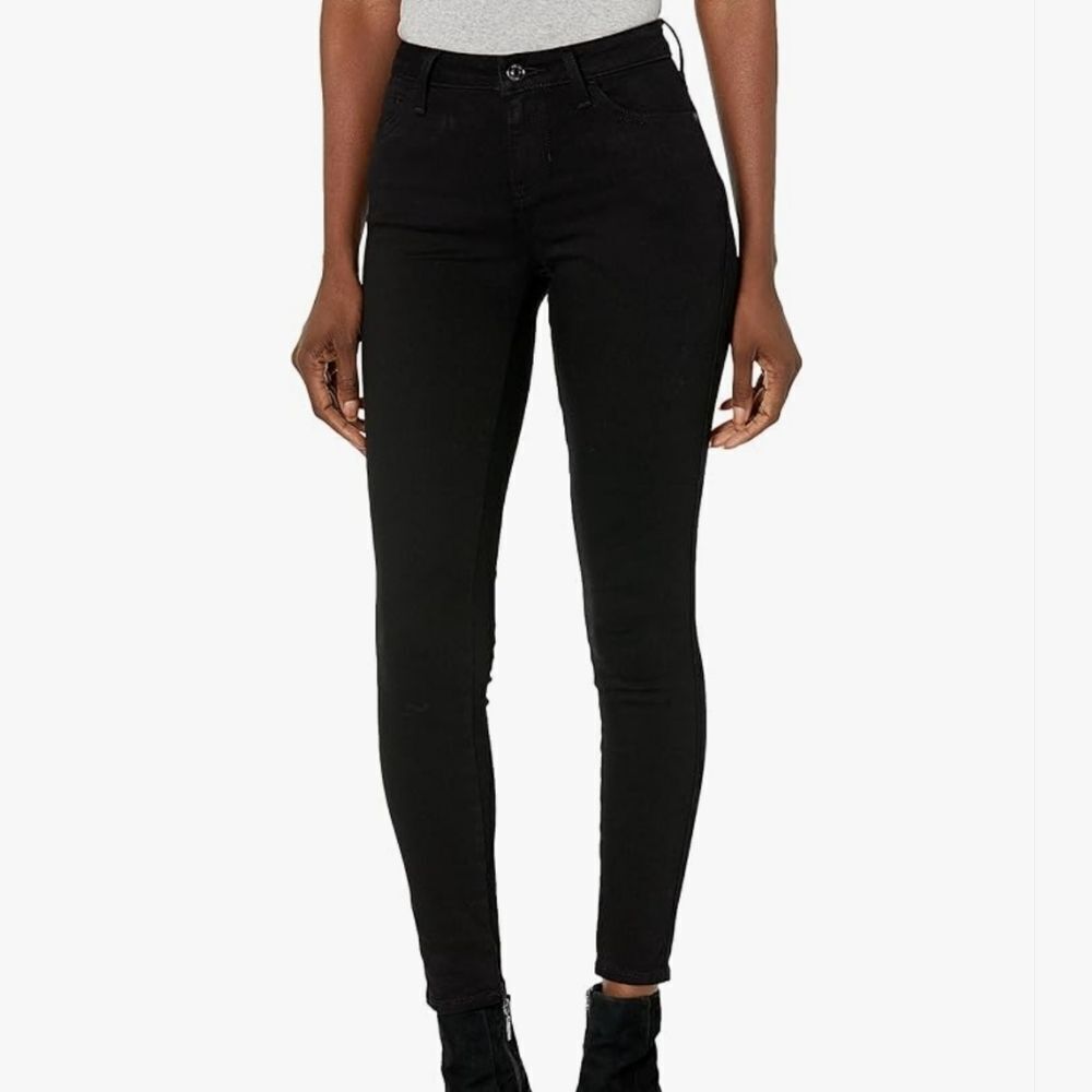 GUESS CurveX Black Skinny Jeans, size 27